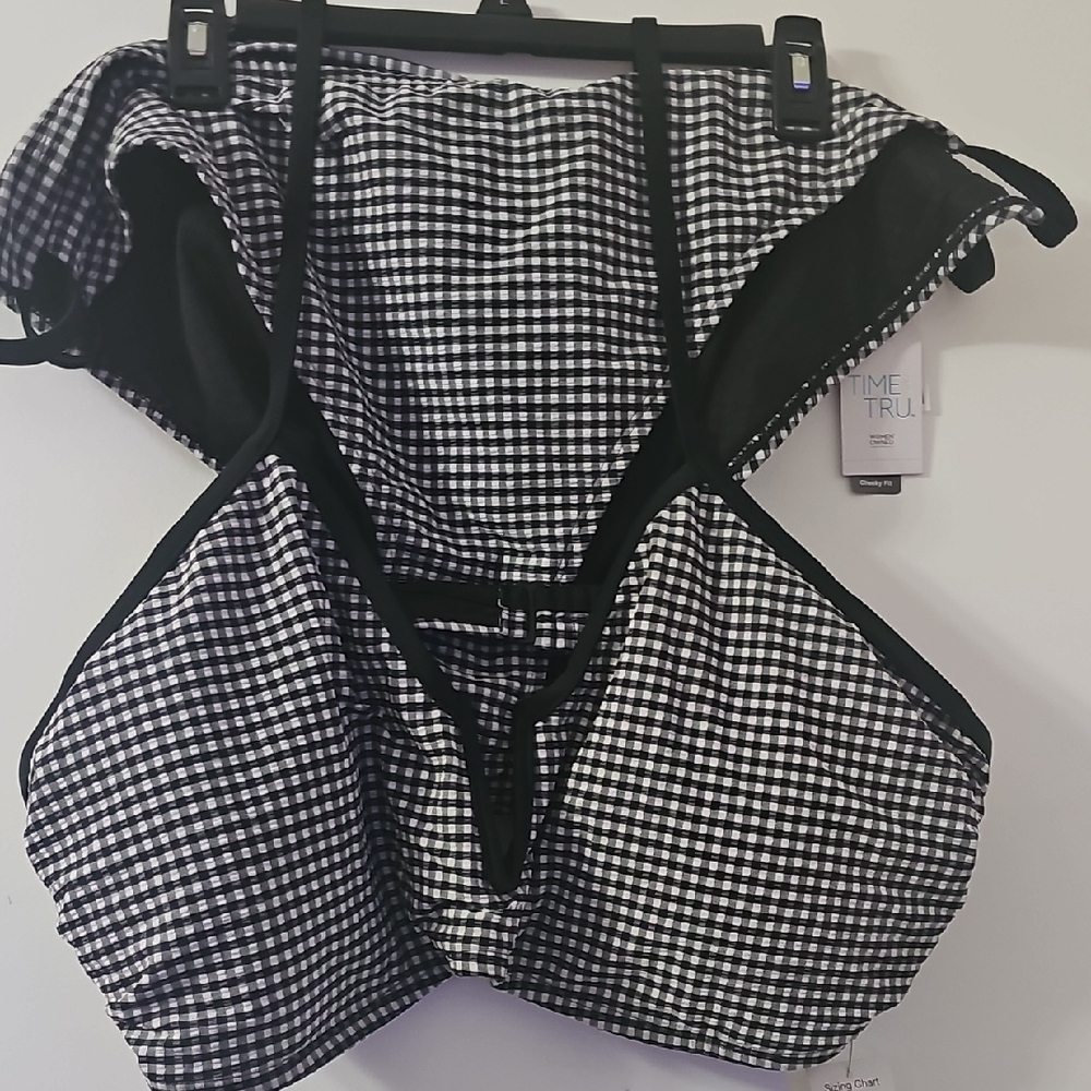 Gingham bikini Plus Size 3x